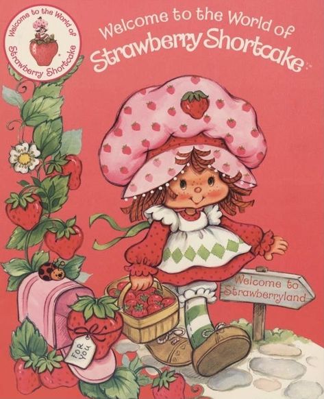 Small Strawberry Shortcake, Vintage Strawberry Shortcake, Vintage Strawberry, Strawberry Shortcake, Strawberries, A Girl