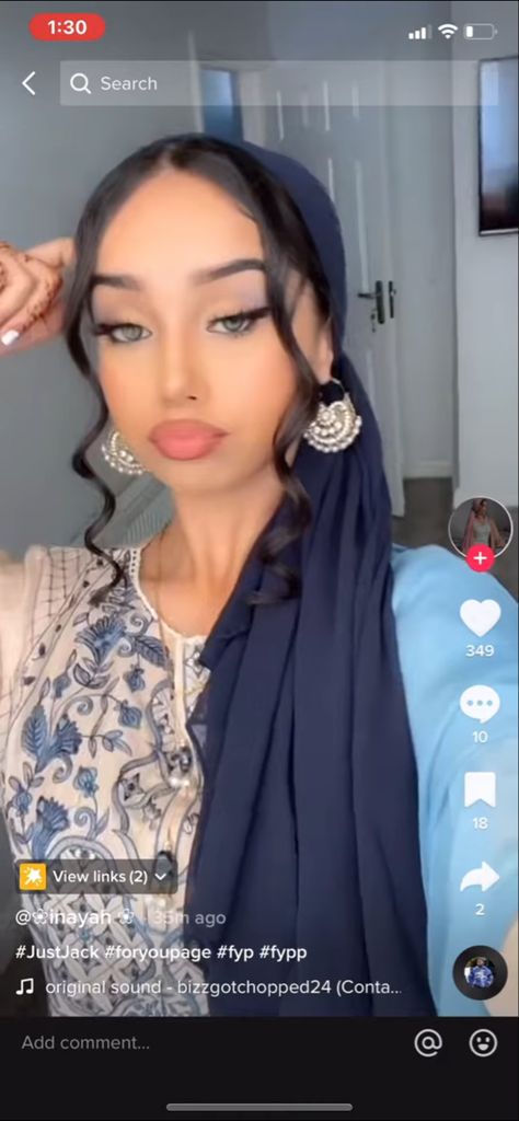 Hijab With Hair Out, Hair Showing Hijab Style, Half Hijab Style, Hijab Styles With Hair Showing, Hijab With Edges, Hijab With Hair Showing, Hijab Hairstyles, Veiling Styles, Eid Hairstyles