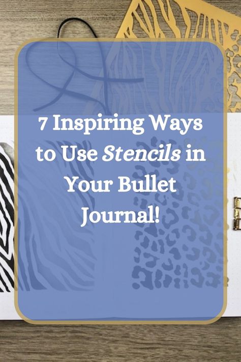 5 types of bullet journal stencils and bullet journal stencil sets that you can use in 7 inspiring ways! From basic bujo to home organization I will show you... #bulletjournal #stencils Journal Stencils Templates, Journal Stencils, Types Of Bullet Journals, Bullet Journal Stencils, Stencils Tutorials, Stencil Ideas, Apple Barrel, How To Make Stencils, Free Stencils