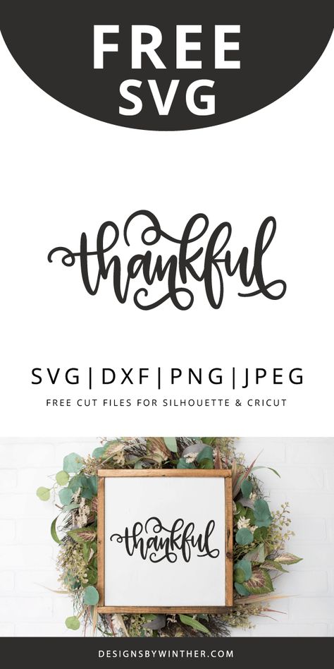 Crafts For Cricut, Cute Diy Crafts, Thankful Svg, Crafts Cricut, Cricut Svg Files Free, Free Silhouette Cut Files, Free Svgs, Farmhouse Svg, Big Board