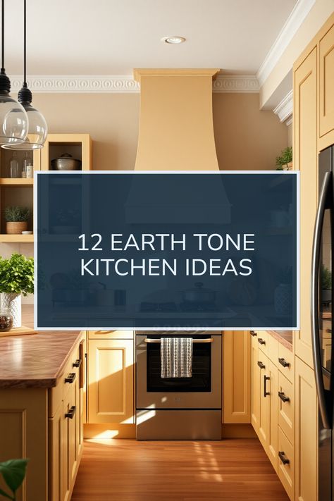 Discover stunning earth tone kitchen ideas that bring warmth and tranquility to your home. Whether you're planning a remodel or seeking inspiration, these 12 ideas showcase cozy color palettes like terracotta, olive green, and sandy beige that create beautiful spaces. Want a rustic look? Or maybe something modern yet simple? Check out these designs that blend natural elements with practical shifts to transform your kitchen into a calming oasis. Get ready to cook in style with these earthy inspirations! Earth Tone Kitchen Ideas, Kitchen Two Tone, Earth Tone Kitchen, Earth Tones Kitchen, Cozy Colors Palette, Earthy Kitchen, Two Tone Walls, Beige Cabinets, Beautiful Spaces