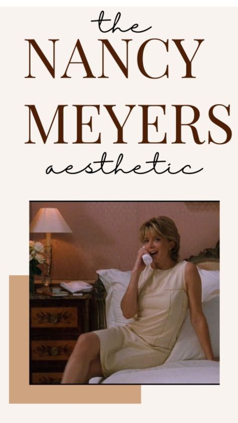 If you love the set design in your favorite Nancy Meyers' films, this post will help you bring her signature feel into your own home. Happy Reading! Bedroom Ideas Nancy Meyers, Nancy Meyer Aesthetic, Nancy Meyers Lifestyle, Bedroom Nancy Meyers, Nancy Meyers Bookshelves, Nancy Meyers It’s Complicated, Nancy Meyers Inspired Bedroom, Nancy Meyer Bedroom, Nancy Meyers Fashion