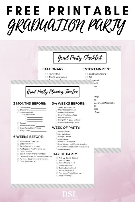 graduation party checklist Classy Graduation Party, Outdoor Grad Party, Graduation Checklist, Graduation Party Checklist, Outdoor Graduation Party Ideas, Graduation Party High School, Diy Graduation Decorations Party, Graduation Party Ideas High School, Outdoor Graduation Party