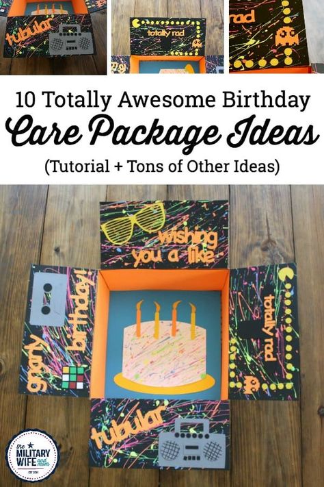 Birthday Care Package Ideas, Military Care Package Ideas, Birthday Care Package, Deployment Ideas, Military Relationships, Care Package Ideas, Birthday Care Packages, Deployment Care Packages, Military Care Package