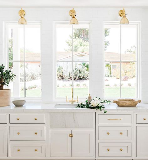 Kitchen window above sink