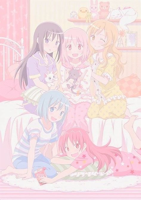 Kawaiicore Poster Prints, Kawaii Posters Anime, Cute Core Posters, Cute Core Background, Madoka Magica Background, Madoka Poster, Cute Core Anime, Madoka Magica Poster, Madoka Wallpaper