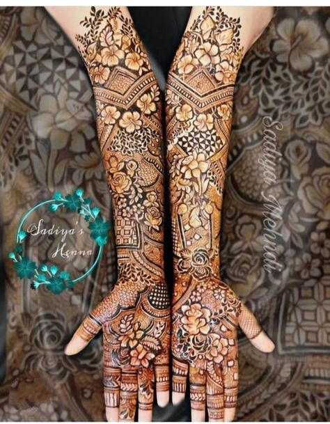 Henna Flower Designs, Henna Flower, Legs Mehndi, Full Mehndi, Bridal Mehndi Design, Mehendi Art, Bridal Mehandi, Heena Design, Leg Mehndi