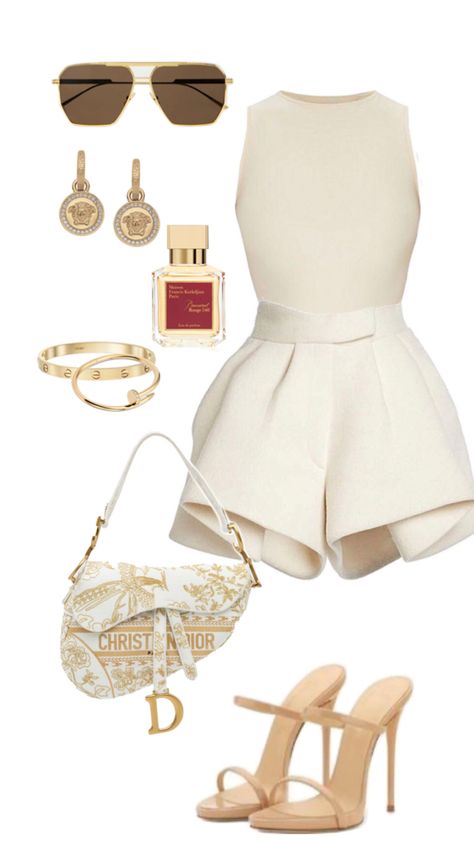 Elegant Everyday Outfits Summer, Aesthetic Brunch Outfits, Classy Short Outfits, Brunch Dress Outfit Classy, Miami Brunch Outfit, Outfits Para Brunch, Beach Brunch Outfit, Cute Classy Outfits, White Brunch Outfit