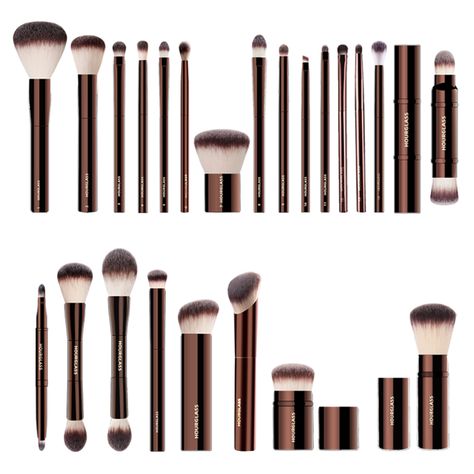 Hourglass Makeup Brush Set & Kit Include Powder Foundation Concealer Lip Blusher Bronzer Eyeshadow Hourglass Highlighter, Bronzer Eyeshadow, Highlight Brush, Hourglass Makeup, Alat Makeup, Makeup Accesories, Best Makeup Brushes, Highlighter Brush, Eyeshadow Eyeliner