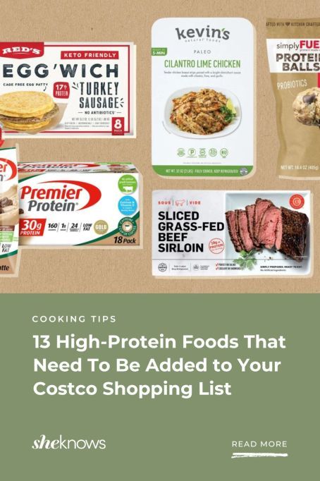 Best High-Protein Foods at Costco: High Protein Foods At Costco, Costco High Protein Meals, Costco Protein Snacks, Costco High Protein Shopping List, High Protein Shopping List, Costco High Protein, Protein Shopping List, High Protein Grocery List, Costco Protein