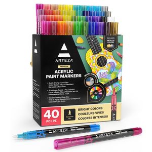 Oil Based Markers, Acrylic Paint Markers, Art Pens And Markers, Acrylic Markers, Acrylic Paint Pens, Drawing Supplies, Art Pens, Paint Marker, Professional Art