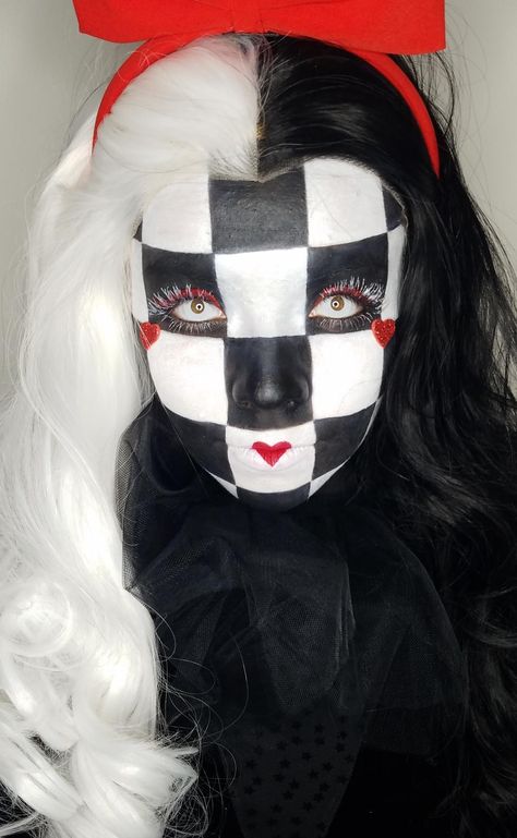 Checkerboard Makeup, Facial Warts, Clown Pics, Overnight Beauty, Face Art Makeup, Meaningful Beauty, Halloween Makeup Inspiration, Christmas Beauty, Favorite Makeup