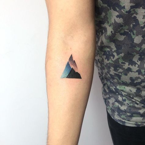 Mountain Stars Tattoo, Little Mountain Tattoo, Mountain Finger Tattoo, Mountain Lake Tattoo, Hiking Tattoos For Women, Tiny Mountain Tattoo, Minimal Mountain Tattoo, Moody Tattoo, Minimalist Nature Tattoos