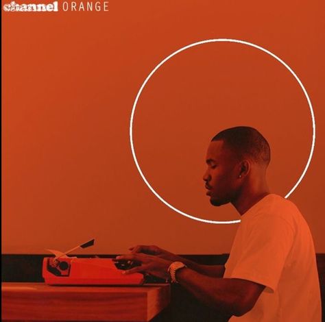 Orange Frank Ocean Aesthetic, R&b Album Covers Aesthetic, Orange Hue Aesthetic, Frank Ocean Orange Aesthetic, Orange Album Covers Aesthetic, Album Covers Frank Ocean, R B Music Aesthetic, Frank Ocean Playlist Cover, R B Aesthetic Wallpaper