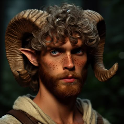 Male Satyr, Satyr Cosplay, Human Horn, Satyr Art, Satyr Costume, Dark Fae, Dnd Bard, Beetlejuice Fan Art, Mythical Beings