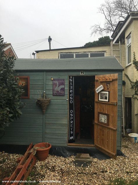 The Old Swan Lockdown from Back garden owned by Huw Phillips @Huwphill1 | #shedoftheyear Old Garden Shed, Tiny Shed, Shed Of The Year, Pub Shed, Pub Sheds, Old Garden, Garden Sheds, Back Gardens, Back Garden