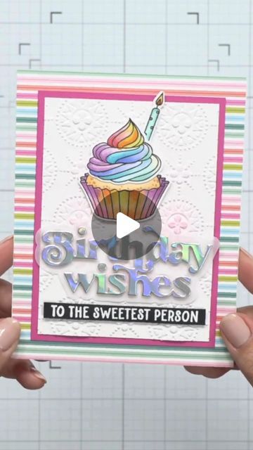 Simon Says Stamp on Instagram: "You won’t want to miss this amazing design by @calyperson that she created with our June 2024 Card Kit—Sweet Birthday! 🧁🧁🧁 So many great tips to elevate your crafting. She used a lot of the goodies included in the kit to give you tons of ideas. Don’t miss it, and remember to subscribe or re-subscribe for brand new benefits you’ll love. #SSSUnitedWeCraft #SimonSaysStamp #SSSCKJune2024  #SSSCK" Simon Says Stamp Birthday Cards, Simon Says Stamp Sweet Birthday, 2024 Card, 16th Birthday Card, Papercraft Ideas, Simon Says Stamp Blog, Stamp Card, Birthday Stamps, Sweet Birthday