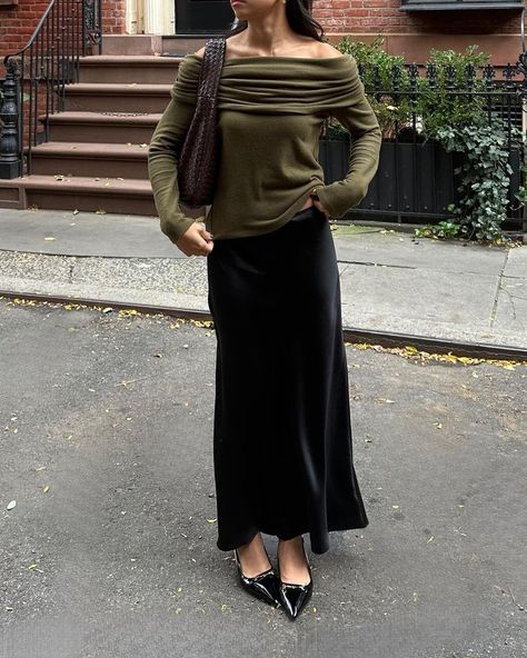 Black Skirt Outfits, Long Skirt Outfits, Maxi Skirt Outfits, 2024 Style, Style Muse, Looks Street Style, Pinterest Outfits, Modest Clothing, Fall Fits