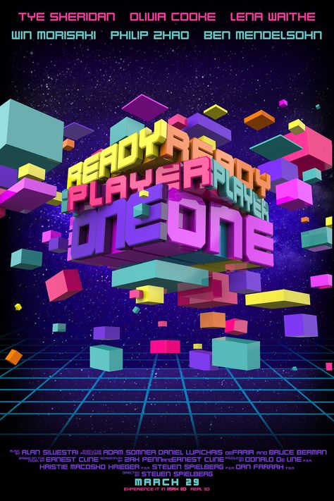 READY PLAYER ONE Arcade Poster Graphic Design, Pixel Art Graphic Design, Arcade Graphic Design, Ready Player One Aesthetic, Video Game Graphic Design, Gaming Poster Design, Pixel Graphic Design, Video Game Illustration, Game Poster Design