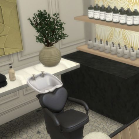 San Sequoia Beach Plaza Part 1/3: Glo Salon & Spa Welcome to "Glo Salon & Spa," where sophistication and style intertwine. Enjoy top-tier hair, brow, and nail services while sipping on complimentary… Salon Bloxburg Decals, Bloxburg Nail Salon Ideas, Sims 4 Salon Cc, Bloxburg Hair Salon, Bloxburg Nail Salon, Sims 4 Hair Salon, Bloxburg Salon, San Sequoia, Salon Decals