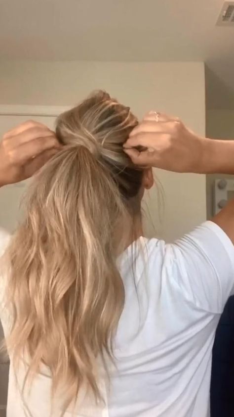 Volume Ponytail Tutorial, Best Ponytail Hairstyles, Best Ponytail, Volume Ponytail, Ponytail Tutorial, Hairstyles Prom, Ponytail Hairstyles Easy, Simple Ponytails, Peinados Fáciles Para Cabello Corto