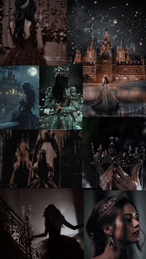 Dania Core, Princess Of Souls, Wallpaper Medieval, Fairytale Prom, Mia Core, Cruel Beauty, Dark Disney Princess, Fantasy Collage, Dark Royalty Aesthetic