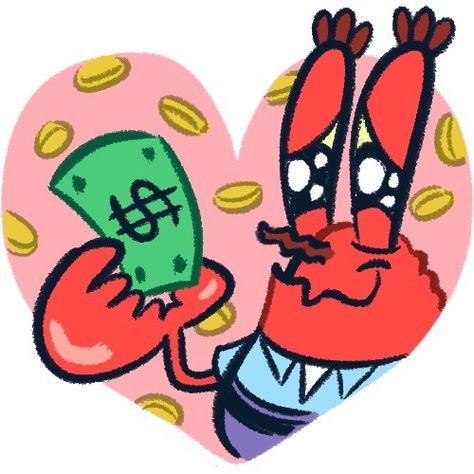 Mr Krabs Aesthetic, Spongebob Squarepants Drawing, Mr Krabs, Aesthetic Moodboard, Spongebob Squarepants, Drawing Ideas, Not Found, Money