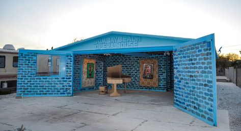 Whittled, rotted, and abandoned: How Bombay Beach has gone from apocalyptic wasteland to offbeat art hub | Roadtrippers Desert Wasteland, Bombay Beach, Apocalyptic Wasteland, Slab City, Salton Sea, Palm Spring, Art Hub, Strange Places, Artist Community