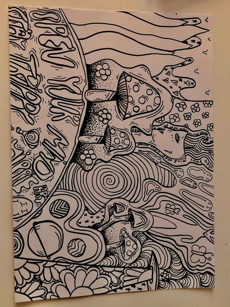 Trippy Drawings, Arte Grunge, Indie Drawings, Notebook Art, Sketchbook Art Journal, Grunge Art, Tapeta Pro Iphone, Art Diary, Arte Sketchbook