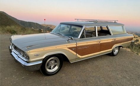 No Reserve: 1963 Ford Country Squire | Barn Finds Country Squire, American Racing Wheels, Sunny California, Car Sounds, American Racing, Old Fords, Pony Car, Barn Finds, Station Wagon