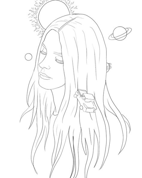 @lanadelrey . . . . . . . . . . . #lanadelrey #art #drawing #digitalart #digitaldrawing #outlines #blackandwhite #space #planets #love Lana Del Rey Tattoos, Lana Del Rey Art, Tattoo Flash Sheet, Space Planets, Pop Art Wallpaper, Outline Art, Outline Drawings, Sketches Easy, Book Art Drawings