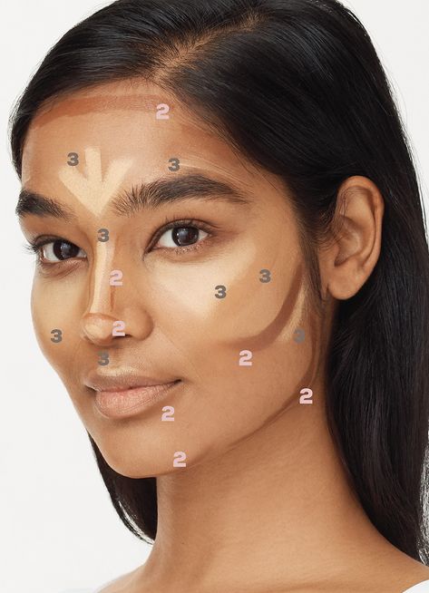 How to Contour and Highlight with Concealer | bareBlog by bareMinerals Contour And Highlight, How To Contour, Makeup Tutorial Foundation, How To Shade, Concealer Makeup, Cream Concealer, Diy Beauty Hacks, Laura Geller, Professional Makeup Artist