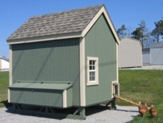 Chicken Coop Large, Chicken Coop Kit, Urban Chicken Farming, Gambrel Barn, Portable Chicken Coop, Little Cottages, Coop Design, Coops Diy, Best Chicken Coop