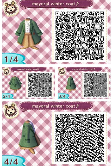 Animal Crossing New Leaf Qr Codes, Dress Qr Code, Animal Crossing Qr Codes, Acnl Qr Codes, Code Clothes, Animal Crossing 3ds, Animal Crossing New Leaf, Save Outfits, Ac New Leaf