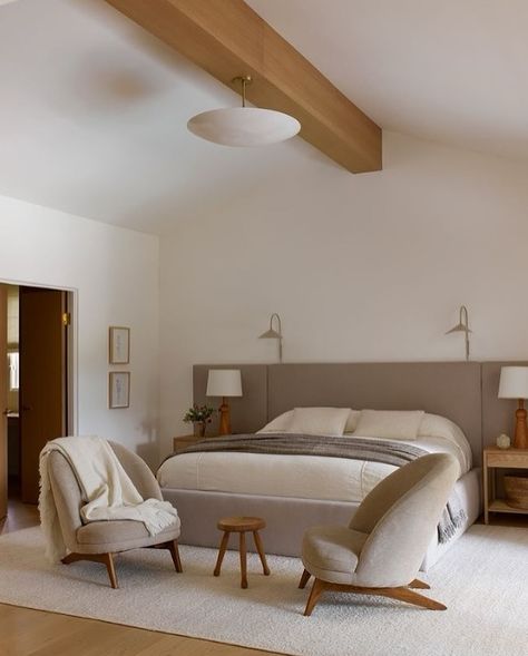 Our Davis Nightstands were featured in this stunning Calabasas project. Los Angeles-based interior designer @concept.by.c has skillfully chosen the Davis Nightstands in Natural Oak finish to harmonize with the architectural details of this elegant bedroom. The nightstands’ warm oak tones beautifully echo the room’s exposed wood beams and light hardwood flooring. Their understated design effortlessly enhances the laid-back yet refined aesthetic of the space, making them a perfect fit for this... Los Angeles Bedroom Aesthetic, Los Angeles Bedroom, Clements Design, Calabasas Homes, Light Hardwood, Tudor Style Homes, Refined Aesthetic, Home Remodel, Elegant Bedroom