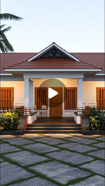 My Pin Is About Home Design Kerala House Design Traditional Elevation, Nalukettu Houses Kerala Plan, Kerala House Design Traditional, Nalukettu Houses Kerala, Kerala Style House, Kerala Traditional House, Kerala Home Design, Kerala Home, Kerala House