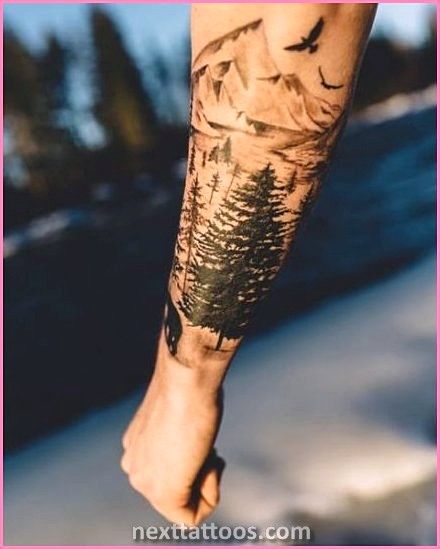 Creative and Great Cool Nature Tattoos For Guys Natur Tattoo Arm, Tree Sleeve Tattoo, Tree Tattoo Men, Simple Arm Tattoos, Nature Tattoo Sleeve, Tato Dengan Makna, Female Tattoos, Nature Tattoo, Marvel Tattoos