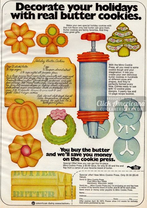 Holiday Butter, Cookie Press Recipes, Mirro Cookie Press, Spritz Cookie, Butter Cookie Recipe Easy, Spritz Cookie Recipe, Butter Cookies Easy, Cookies Holiday, Easy Butter