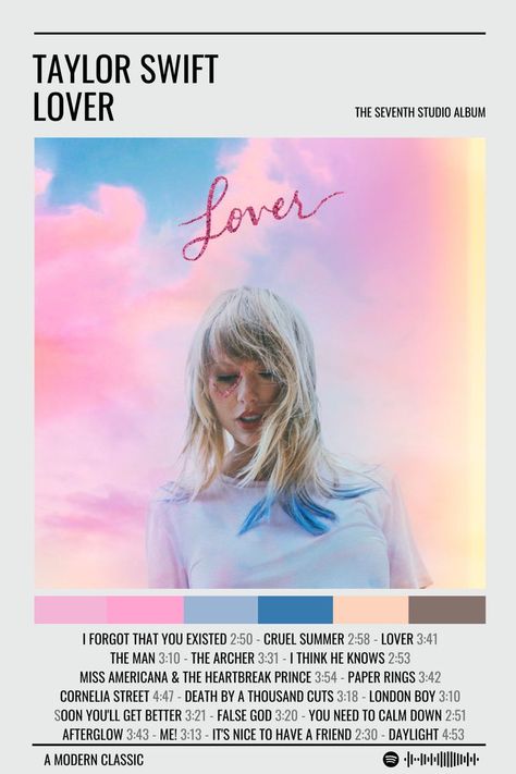 Lover Tracklist, Taylor Swift Album Taylor Swift, Taylor Swift Album Poster, Taylor Album, Lover Taylor Swift, Lover Album, Lover Taylor, Lover Aesthetic, Taylor Swift Lover