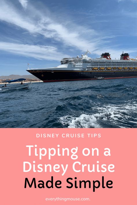 Disney Cruise Tips. How much are your supposed to Tip on a Disney Cruise? Learn everything you need to know about Disney Cruise Gratuities. #DisneyCruiseTips #DisneyCruise #DisneyDreamCruise #DisneyMagicCruise Disney Dream Cruise Ship, Disney Wonder Cruise, Disney Magic Cruise, Disney Fantasy Cruise, Flowers Pottery, Cruise Disney, Cruise Secrets, Disney Cruises, Disney Dream Cruise