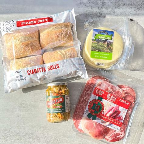 Everything Ciabatta Rolls Trader Joes Recipes, Trader Joes Cracked Olive Salad, Trader Joes Sandwich Ideas, Salad Salami, Wrangler Aesthetic, Trader Joes Recipes Healthy, Sac State, Ciabatta Rolls, 2024 Planning