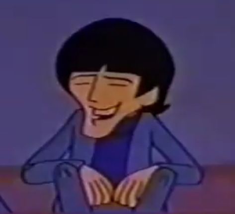 George Harrison Cartoon, Beatles Baby, Funniest Pictures Ever, Beatles Cartoon, Beatles George Harrison, All My Loving, Personajes Studio Ghibli, Silly Bands, Beatles Pictures