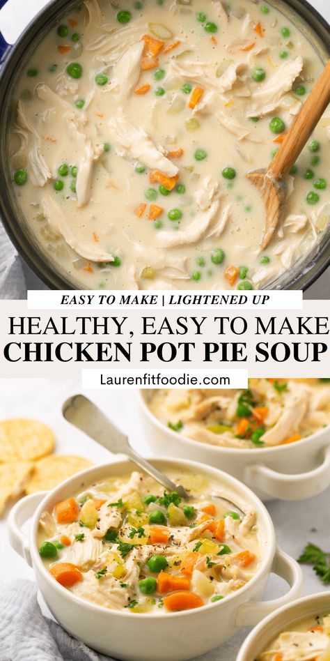 Chicken Pot Pie Soup Freezer Meal, Instant Pot Chicken Pot Pie Healthy, Chicken Pot Pie Soup Cauliflower, Chicken Pot Pie Soup Dairy Free, Healthy Chicken Pot Pie Soup Crockpot, Crockpot Chicken With Chicken Broth, Crockpot Chicken Pot Pie Healthy, Healthy Chicken Vegetable Soup Recipes, Healthy Chicken Pot Pie Crockpot