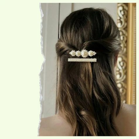 All Posts • Instagram Fashionable Hairstyles, Comb Pin, Autumn Hair Accessories, Pearl Hair Clips, Asian Short Hair, Clip Hairstyles, Pearl Hair Pins, Wedding Hair Clips, Pearl Hair Clip