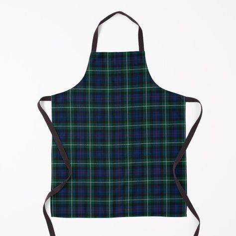 Apron in the family tartan for Clan Mackenzie; from the Plaidwerx shop at Redbubble. Red And White Highlights, Clan Mackenzie, Mackenzie Tartan, White Highlights, Scottish Plaid, Aprons For Sale, White Accents, Green And Blue, Plaid Pattern