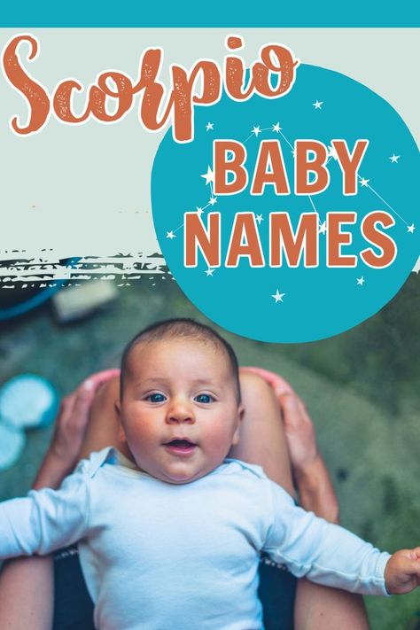 Scorpio Names, Scorpio Girl, Unisex Baby Names, Water Signs, Unique Baby Names, Name Ideas, Baby Boy Names, Baby Signs