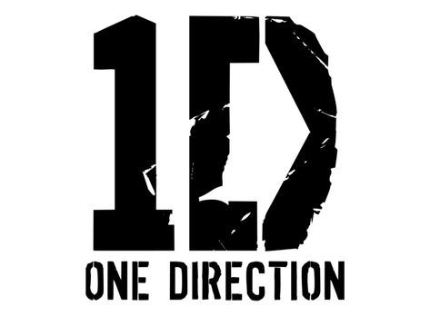 One Direction Logo One Direction Art Ideas, One Direction Font, One Direction Silhouette, 1d Logo, One Direction Logo, One Direction Tattoos, One Direction Drawings, History Logo, One Direction Art