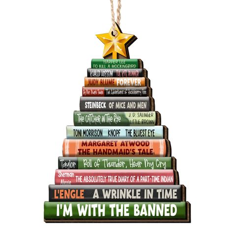 PRICES MAY VARY. BOOK LOVERS GIFTS FOR WOMEN - Surprise avid readers with our unique book lover ornament. Whether book club gifts, bookish gifts for readers, librarian, nerd, or book gifts for bookaholics, these delightful gifts for book lovers showcase stunning book stack designs, making them ideal for anyone who enjoys reading. BOOKISH CHRISTMAS ORNAMENTS - Transform your space with our book lover Christmas ornaments. Embrace the enchanting world of literature with these unique bookish ornamen Book Ornaments Christmas, Book Lover Accessories, Book Club Ornaments, Book Ornaments Diy, Bookish Ornaments, Bookish Christmas, Book Club Gifts, Book Christmas Tree, Elegant Christmas Decor