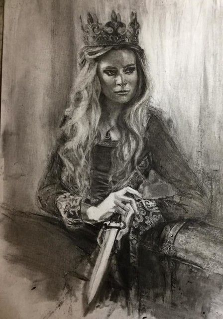 Lady Macbeth | Low res photo of my charcoal drawing of Lady … | Flickr Lady Macbeth Drawing, Lady Macbeth Art, Lady Macbeth Aesthetic, Macbeth Drawing, Macbeth And Lady Macbeth, Macbeth Aesthetic, Macbeth Art, Macbeth Project, Macbeth Book