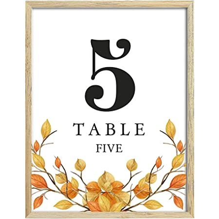 Amazon.com: Darling Souvenir, Autumn Theme 1-12 Table Numbers Fall Wedding Reception Decor Table Cards (4x6 Inches) : Home & Kitchen Fall Wedding Reception Decor, Fall Wedding Reception Decorations, Fall Wedding Reception, Autumn Wedding Reception, Wedding Reception Decor, Autumn Table, Table Place Cards, Table Number Cards, Fall Wedding Decorations